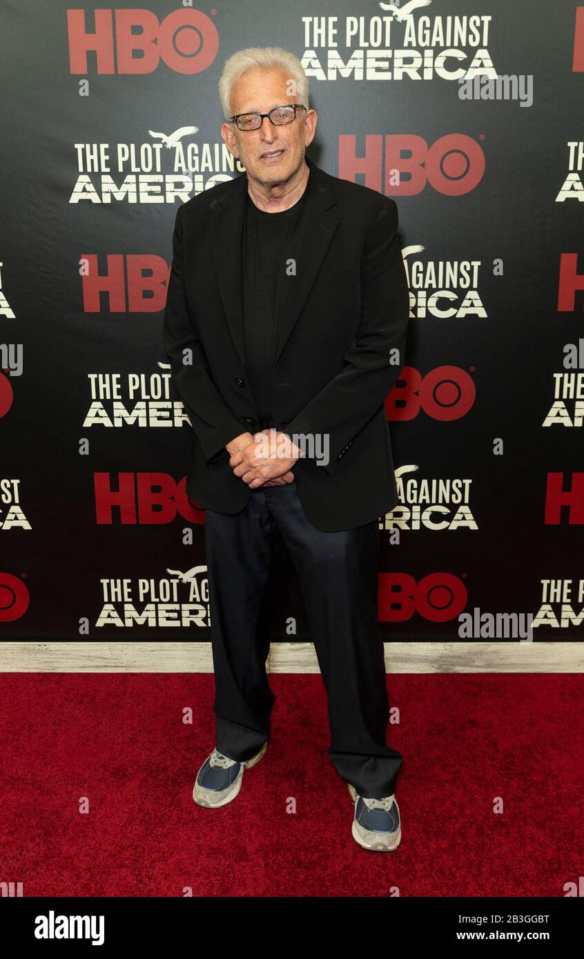 New York, NY - March 4, 2020: Joe Roth attends HBO's 'The Plot Against America' premiere at Florence Gould Hall Stock Photo