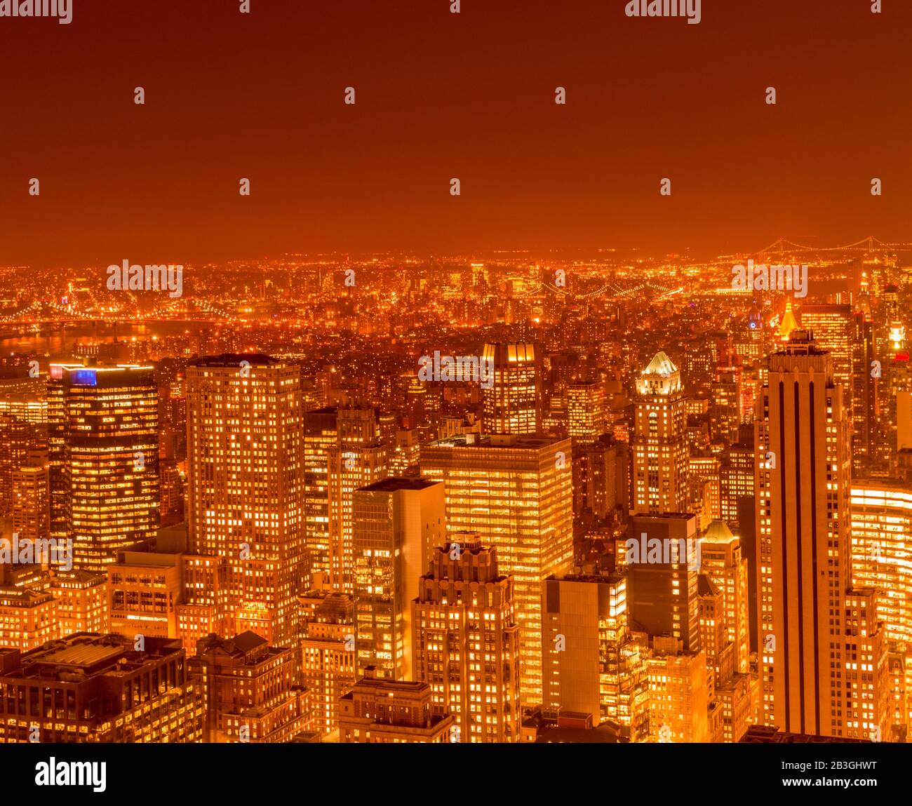 the-view-of-new-york-manhattan-during-sunset-hours-stock-photo-alamy