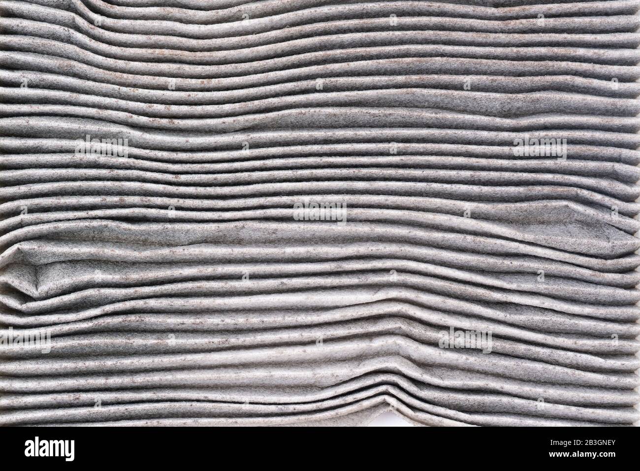 dirty car air conditioning filter Stock Photo