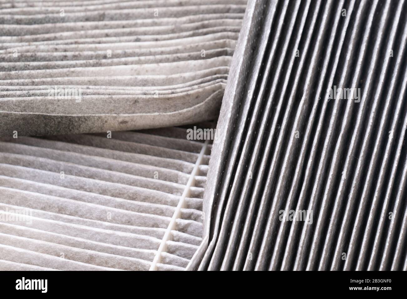 dirty car air conditioning filter Stock Photo Alamy