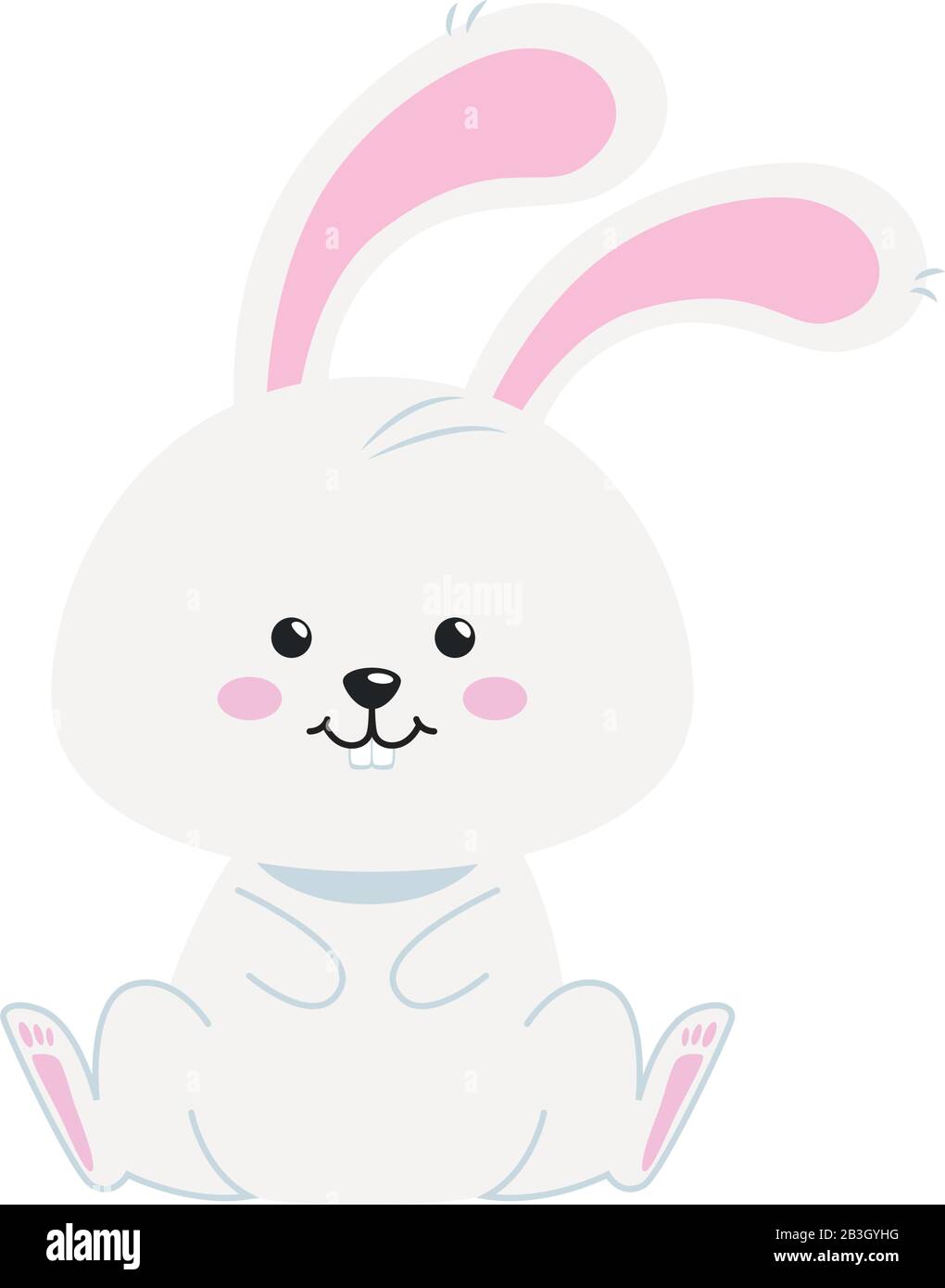 cute rabbit animal isolated icon Stock Vector Image & Art - Alamy