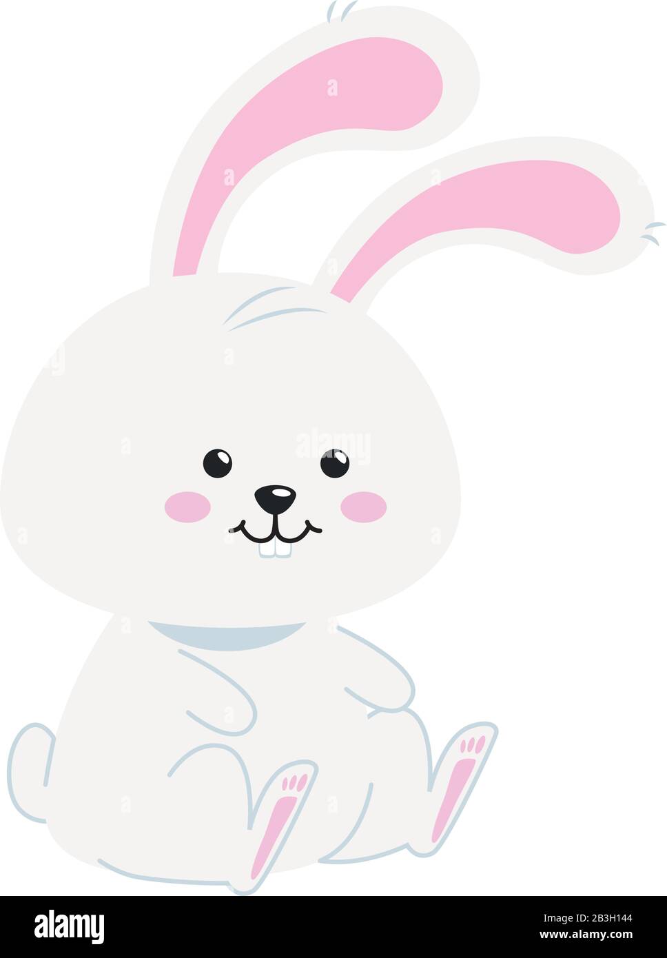 cute rabbit animal isolated icon Stock Vector Image & Art - Alamy