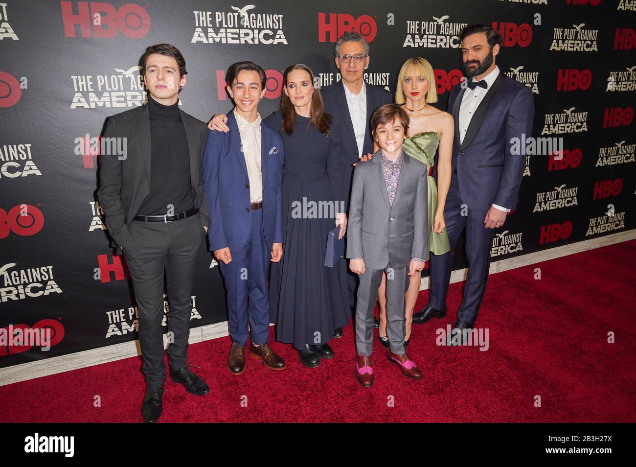 New York, United States. 04th Mar, 2020. (L to R) Anthony Boyle, Caleb ...