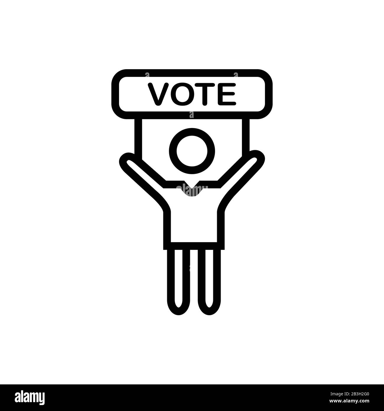 Icon for vote ,election Stock Vector Image & Art - Alamy