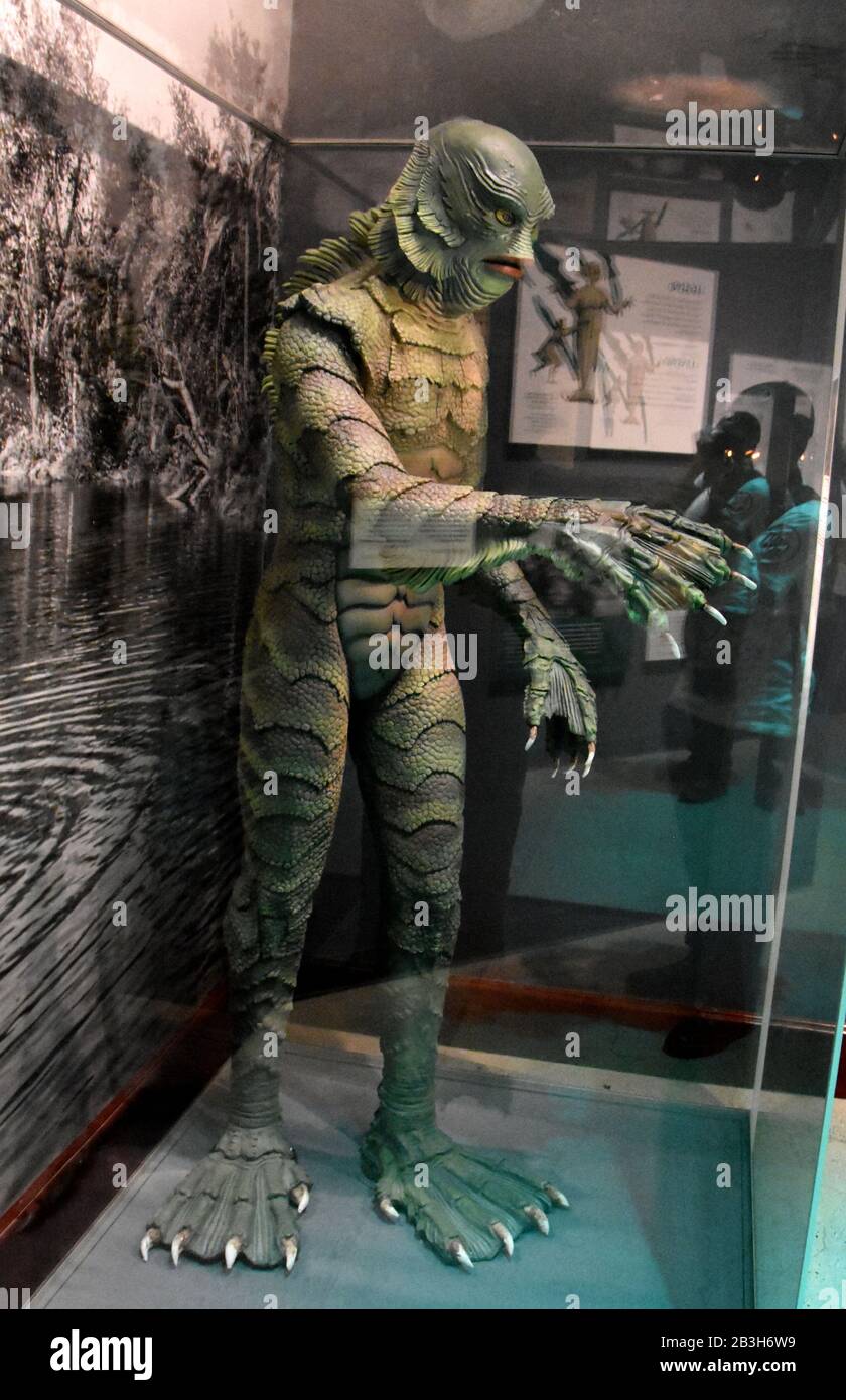 Los Angeles California Usa 3rd March A General View Of Atmosphere Of The Creature From The Black Lagoon In Natural History Of Horror Exhibit On March 3 At The Natural