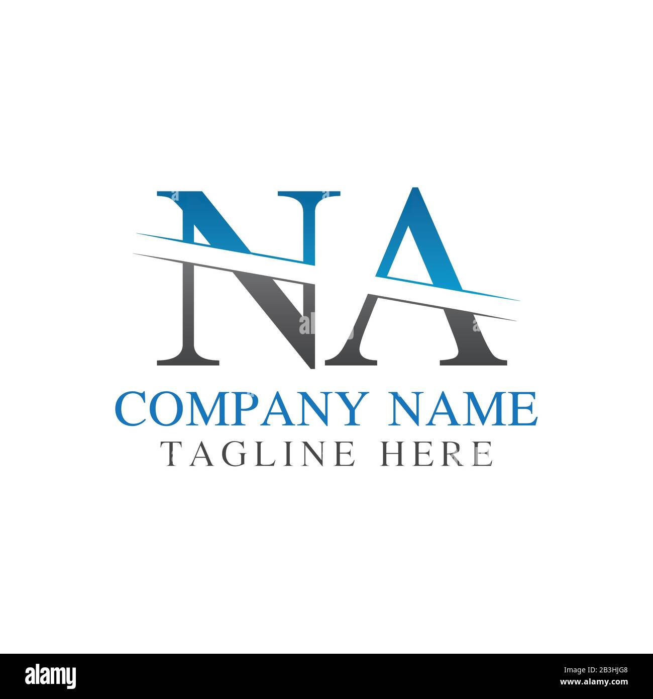 NA logo. Monogram letter NA logo design Vector. NA letter logo design with  modern trendy. Download a Free Previ…