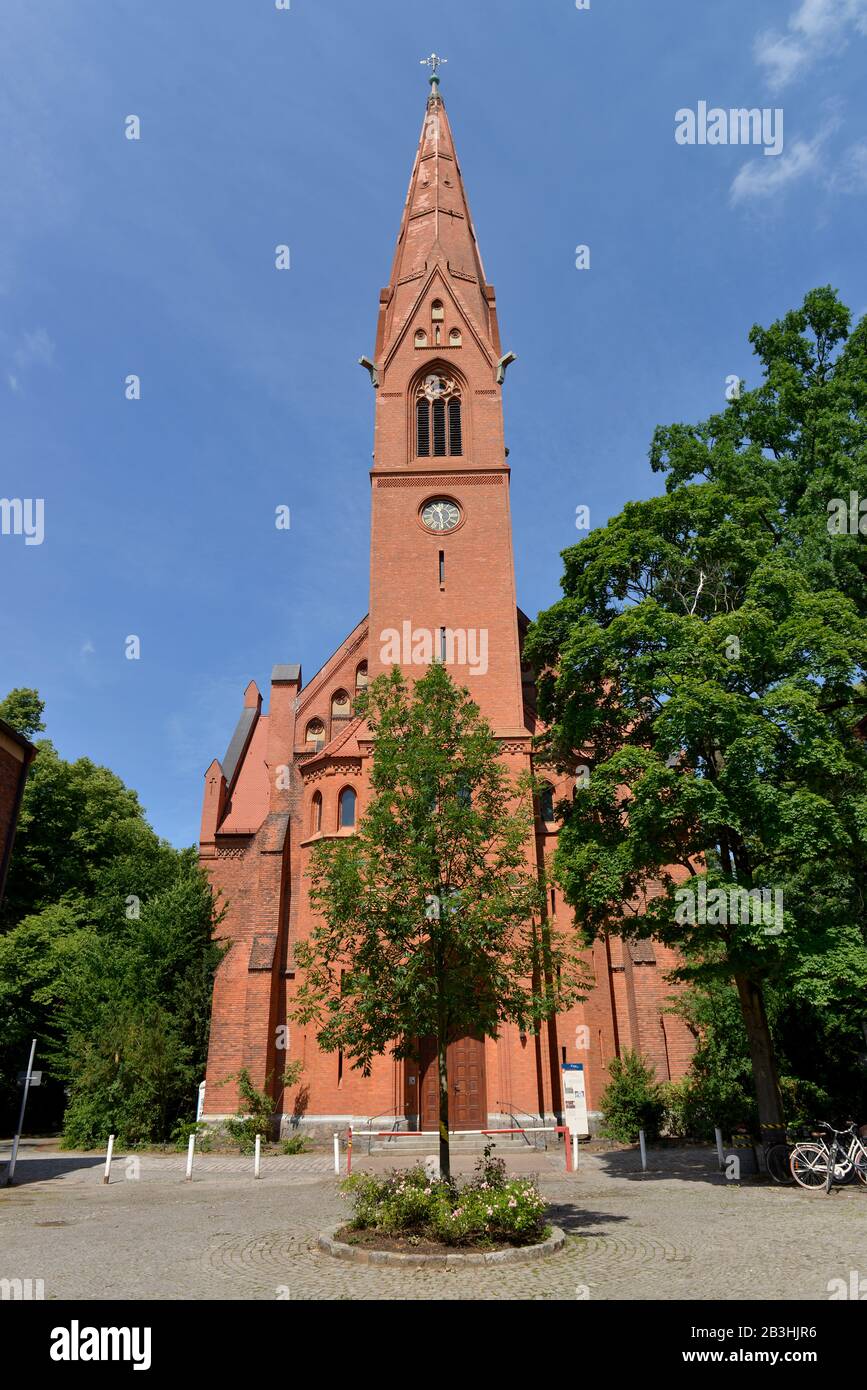 Matthaeuskirche, Schlossstrasse, Steglitz, Steglitz-Zehlendorf, Berlin ...