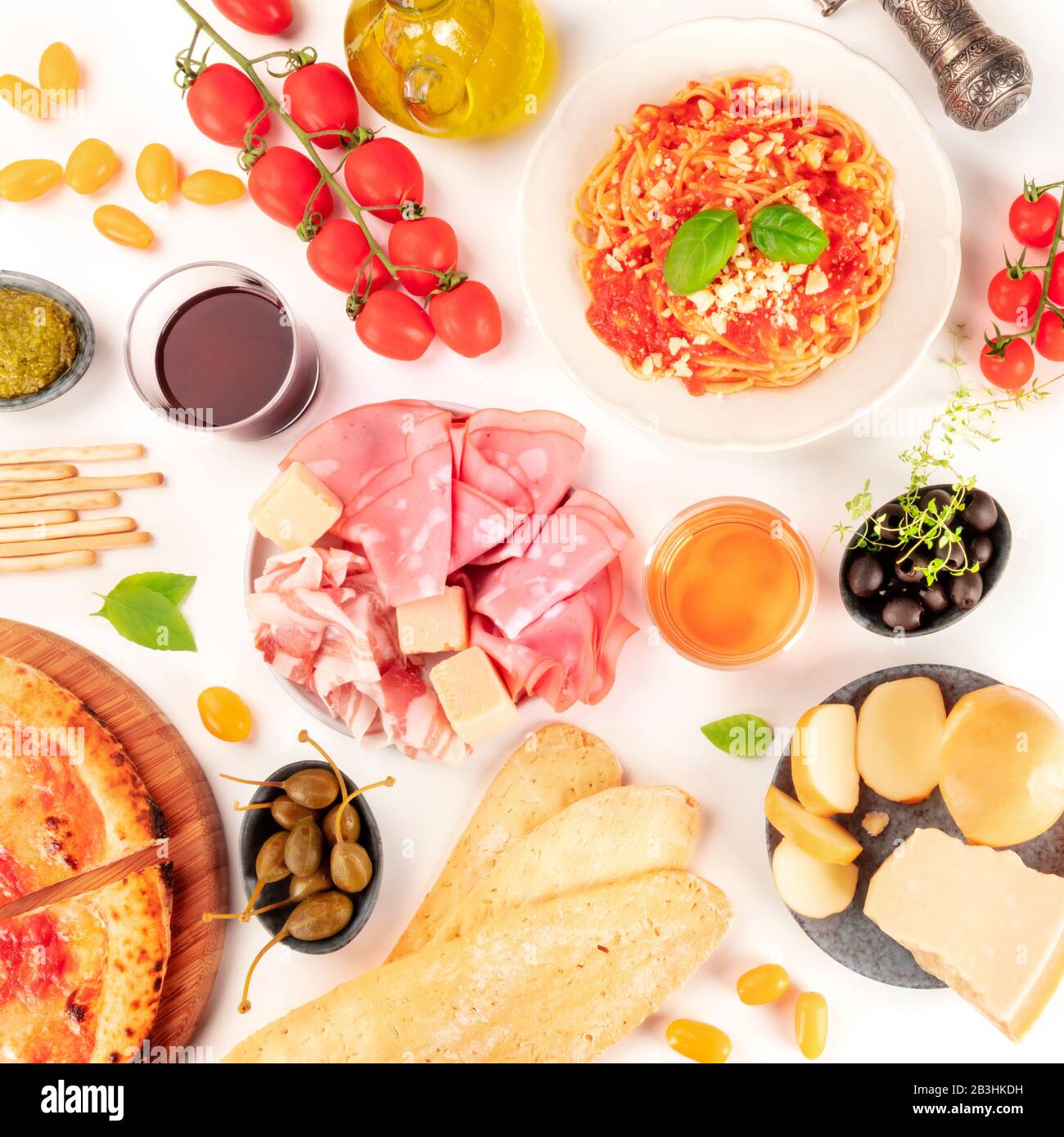 Spaghetti bologna ham cheese hires stock photography and images Alamy