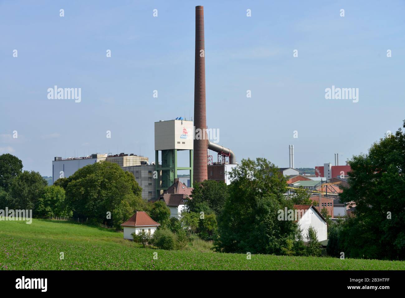 Kali und Salze, Werk Wintershall, Heringen, Hessen, Deutschland Stock Photo