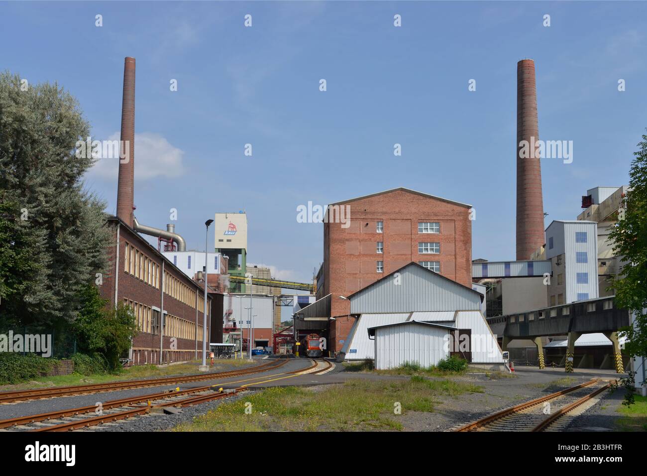 Kali und Salze, Werk Wintershall, Heringen, Hessen, Deutschland Stock Photo