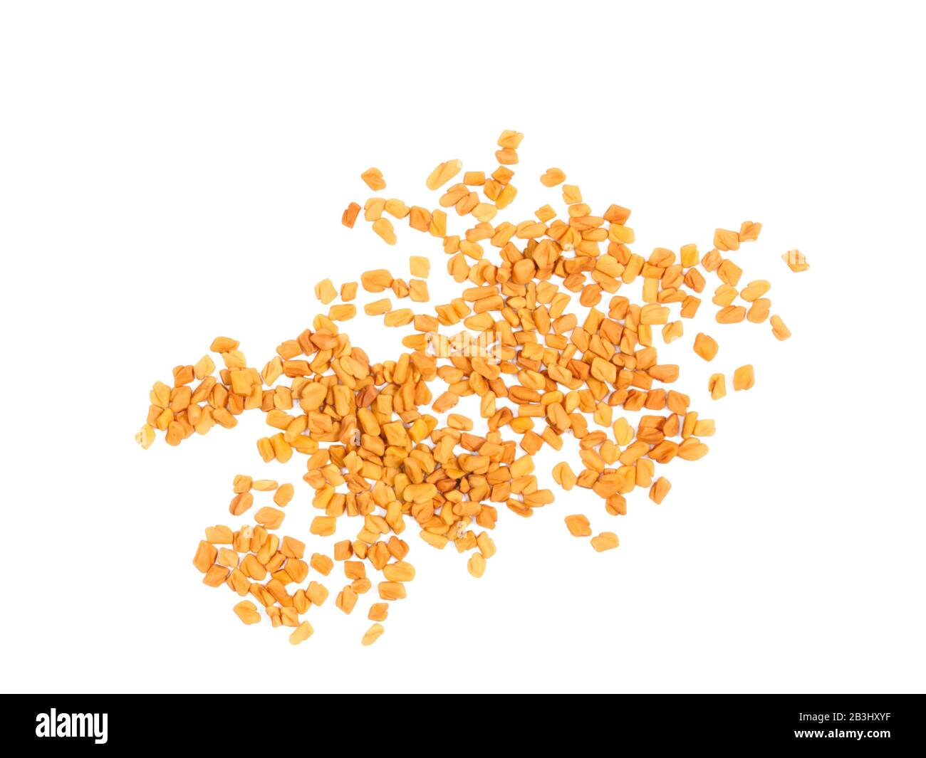 Bunch of spices fenugreek isolated on white Stock Photo Alamy