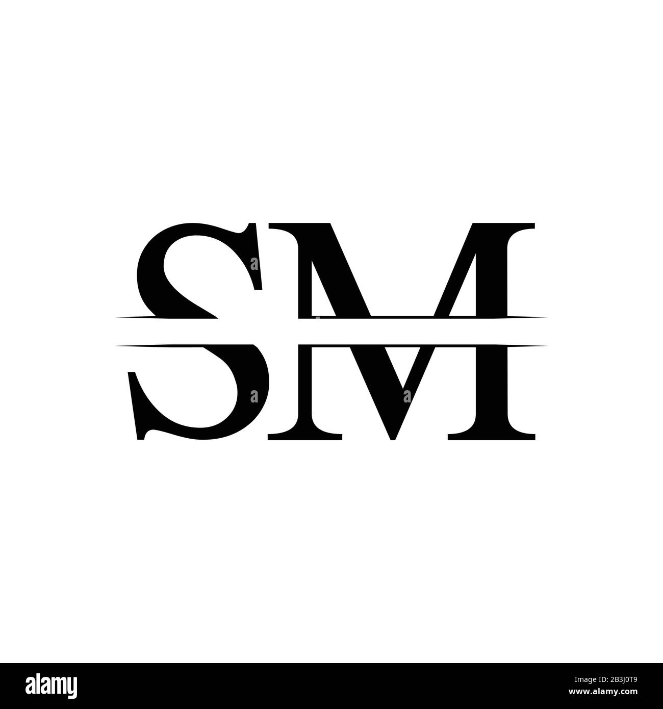 Sm logo Black and White Stock Photos & Images - Alamy
