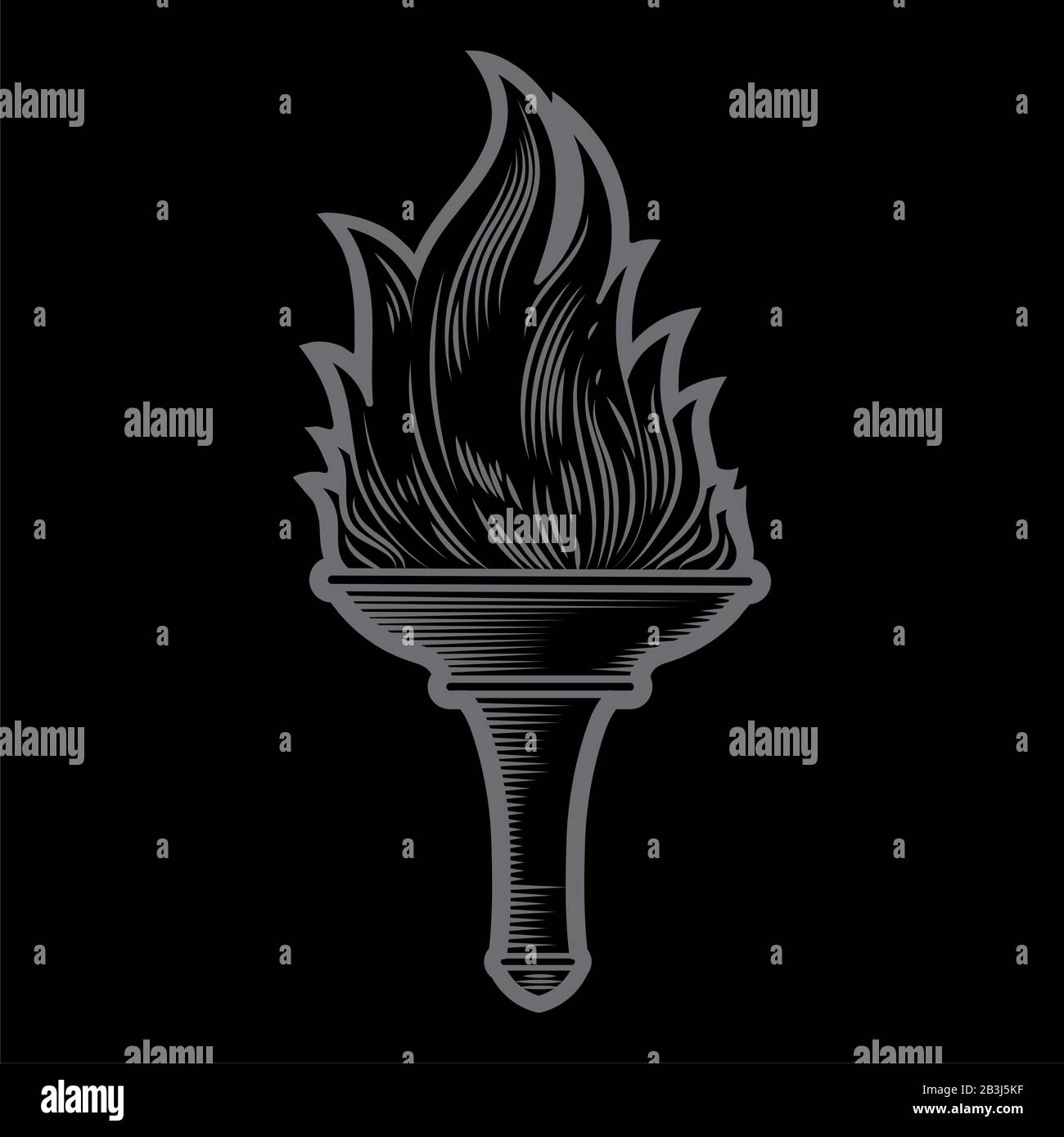 Flambeau torch Stock Vector Images - Alamy