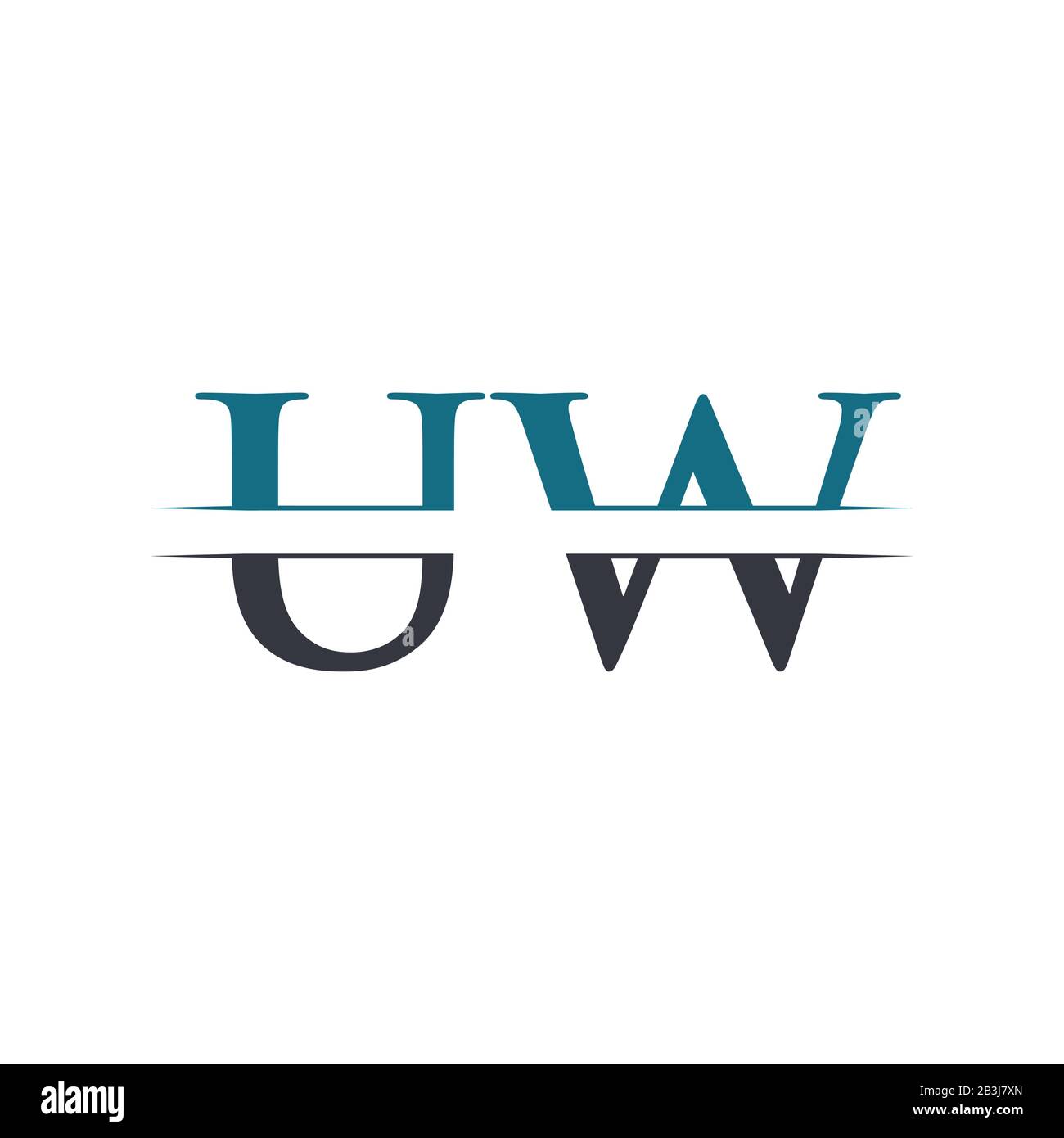 Initial Letter UW Logo Design Vector Template. UW Letter Logo Design Stock  Vector Image & Art - Alamy