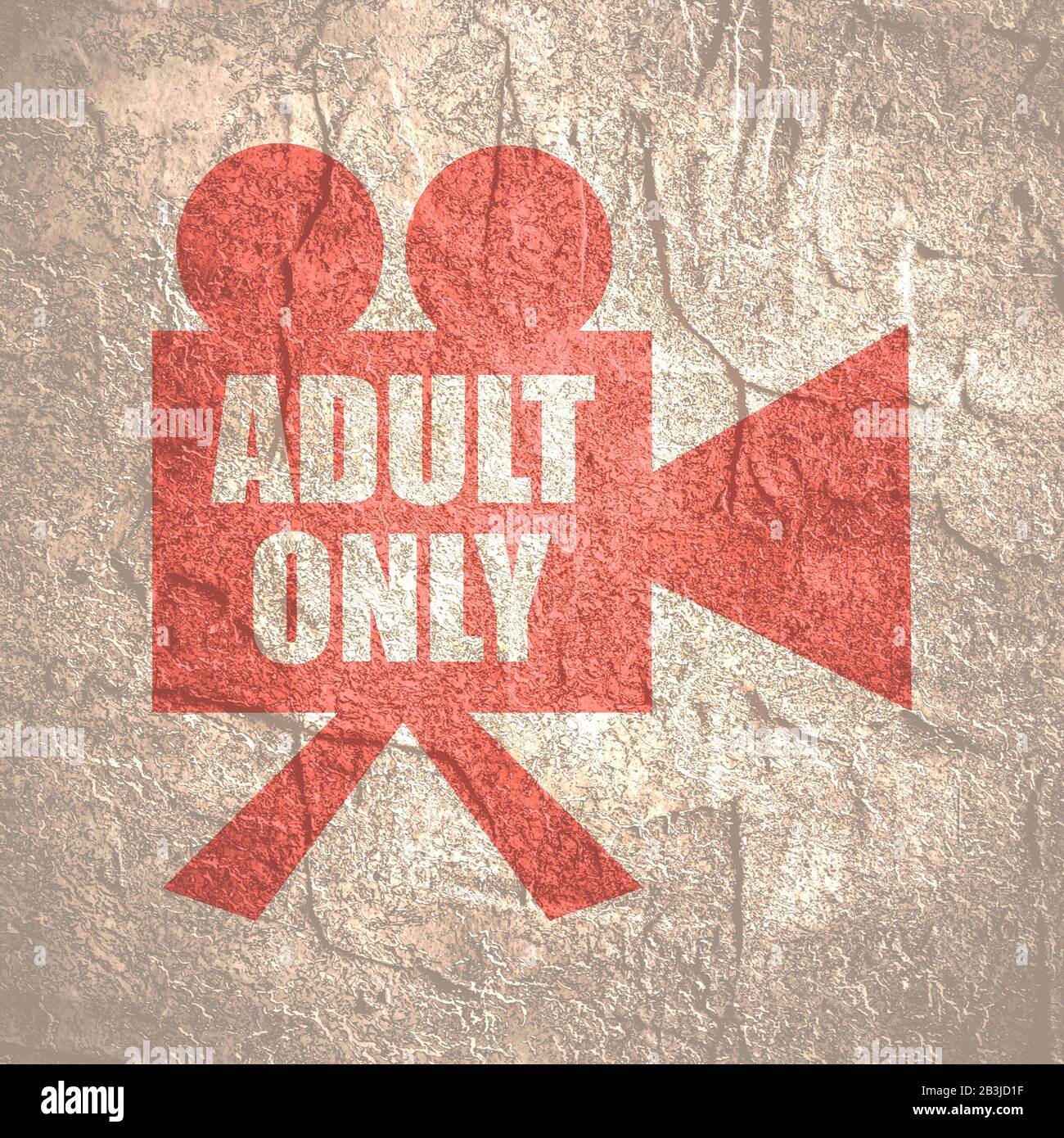 Adult 18 plus illustration Stock Photo Alamy