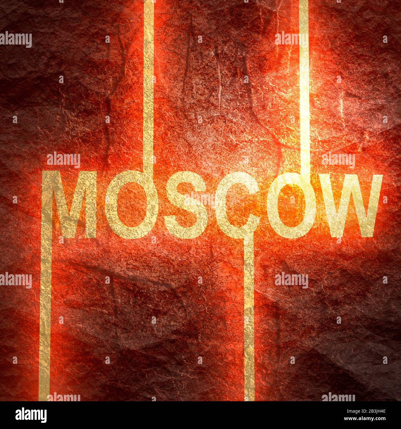 Moscow city name Stock Photo Alamy