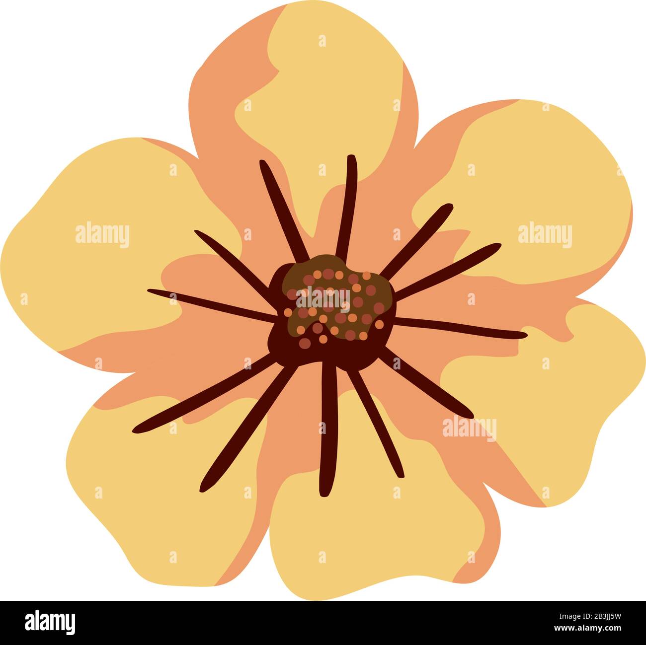 cute flower nature isolated icon Stock Vector Image & Art - Alamy
