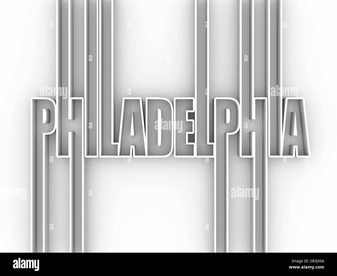 Philadelphia city name Stock Photo Alamy