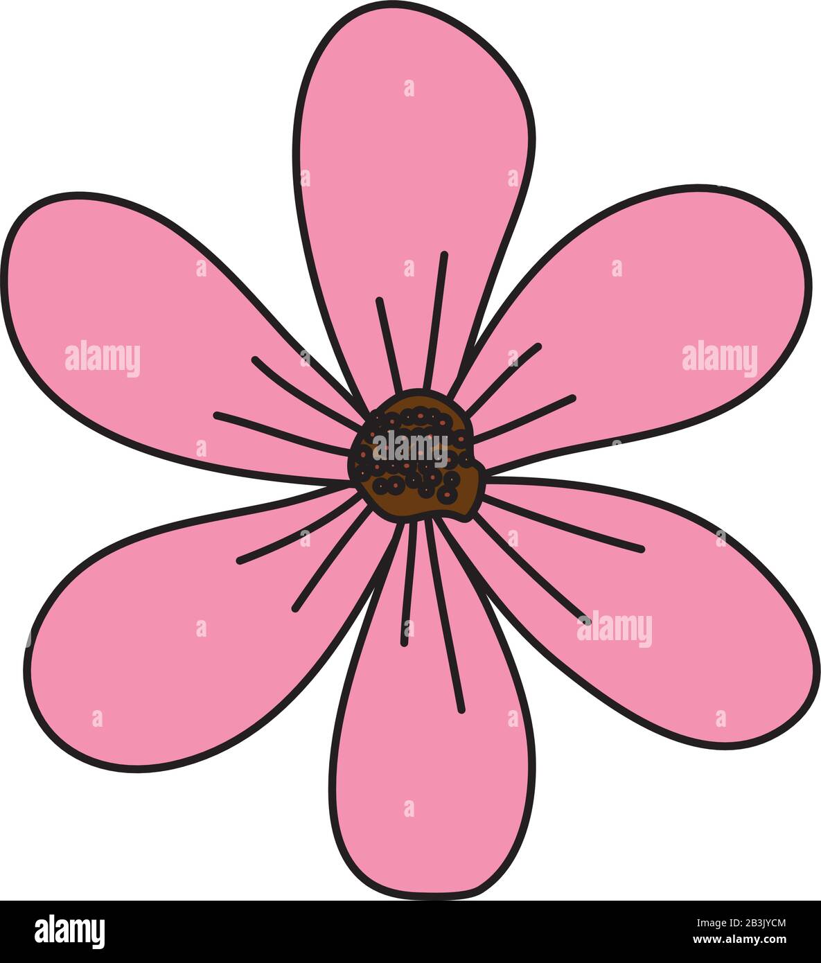 cute flower nature isolated icon Stock Vector Image & Art - Alamy