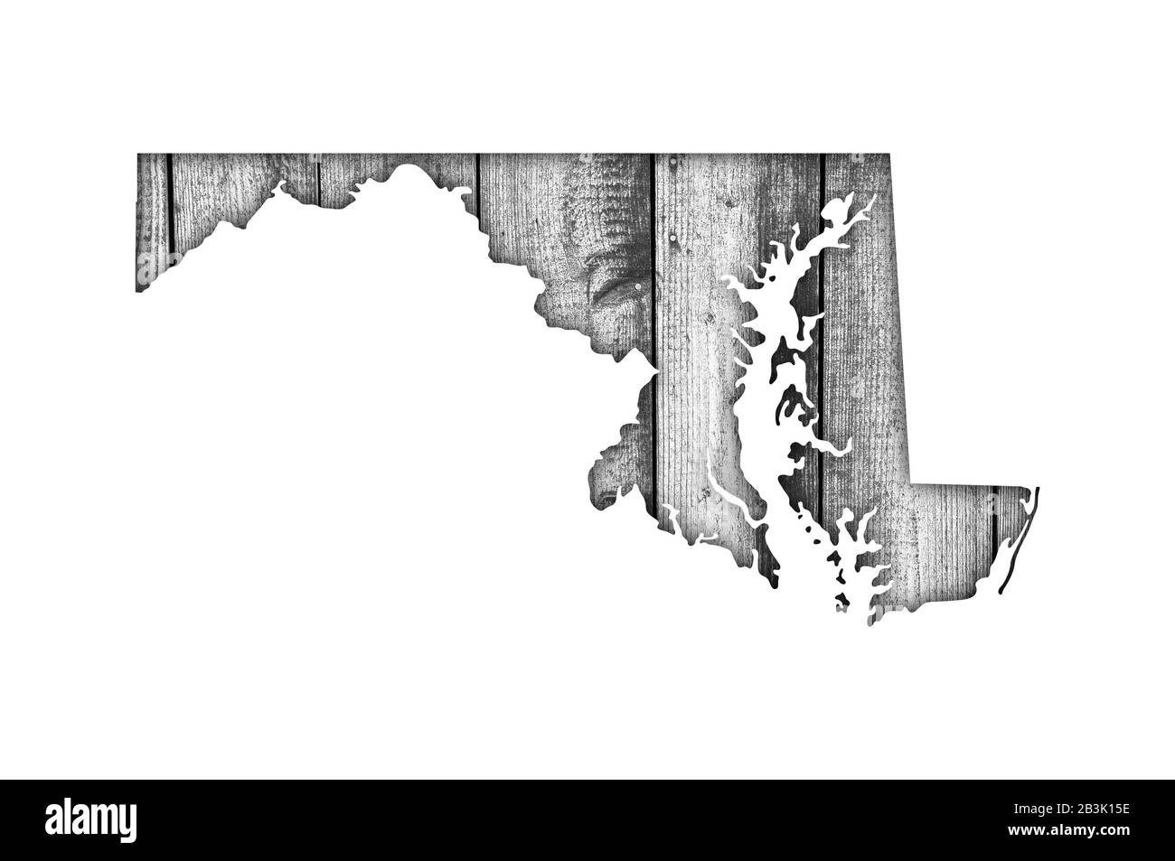Maryland map outline Black and White Stock Photos & Images - Alamy