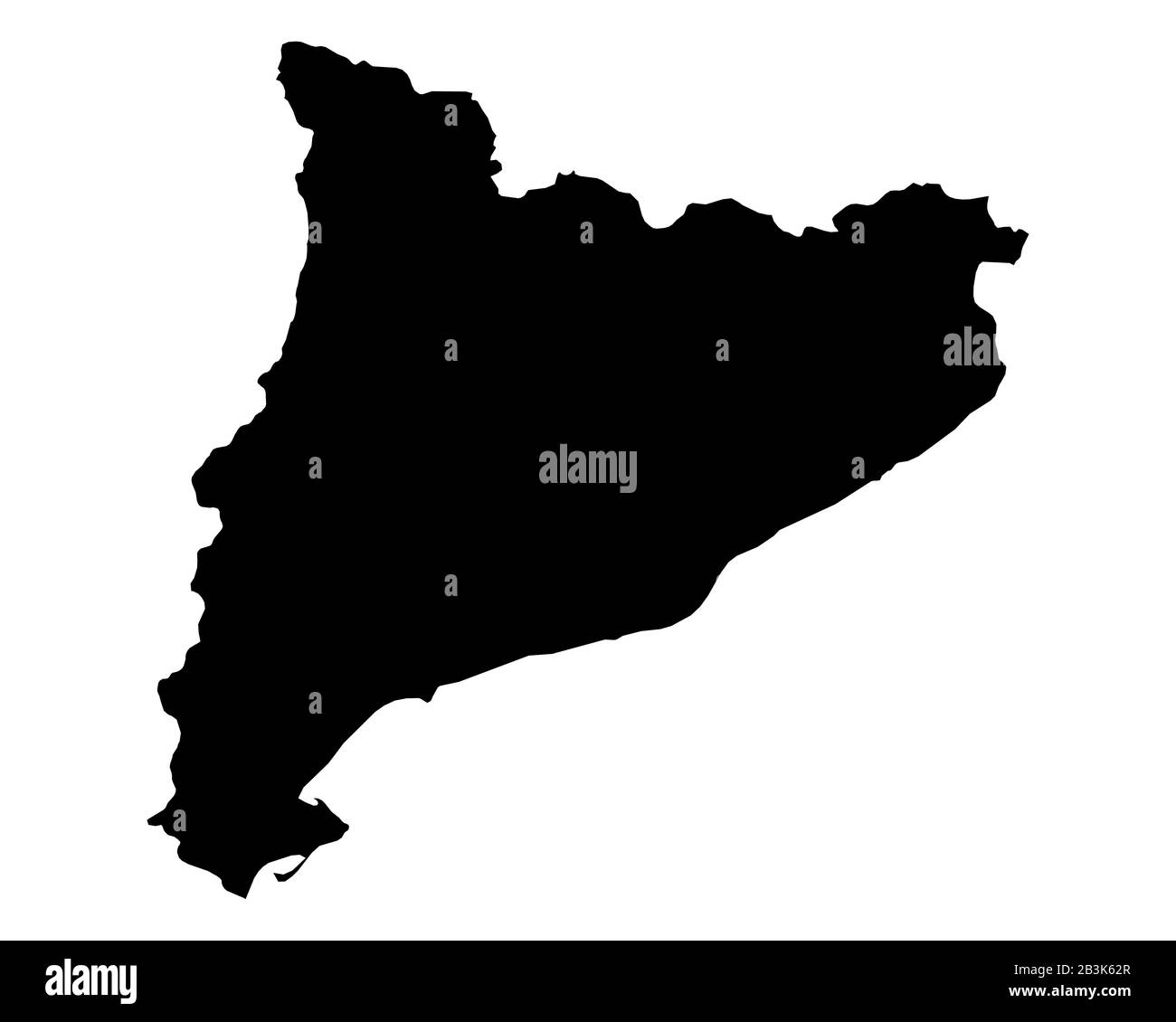 Map of catalonia Black and White Stock Photos & Images - Alamy