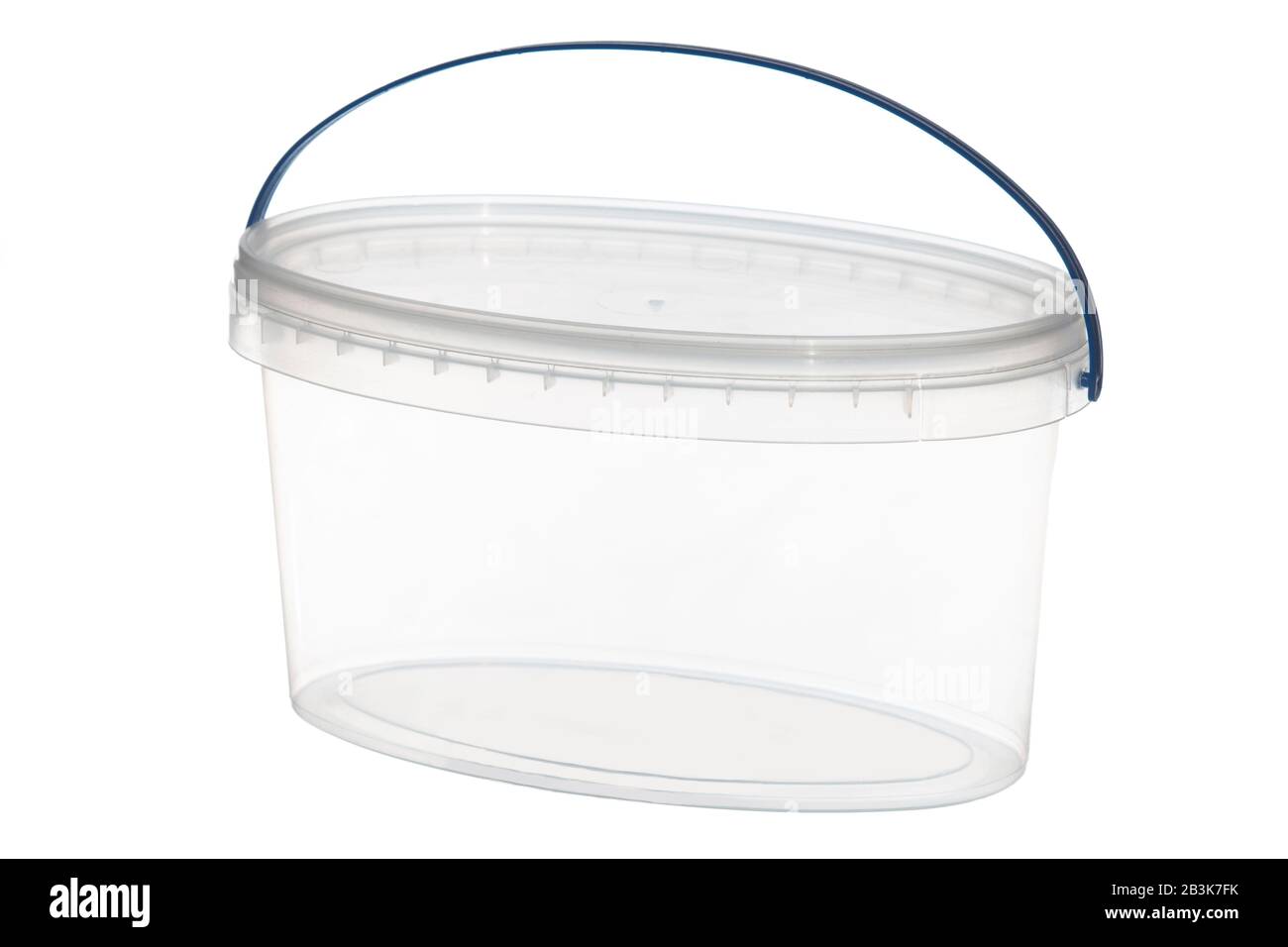 clear plastic bucket with handle