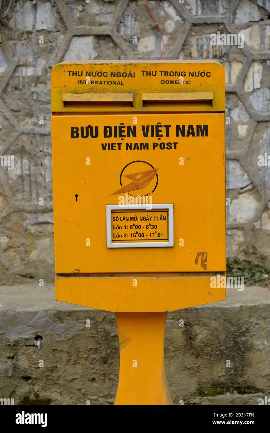 Briefkasten, Sa Pa, Vietnam Stock Photo