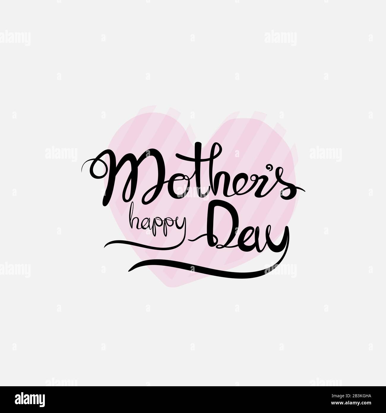 Happy Mother's Day Calligraphy Background.Happy Mother's Day ...