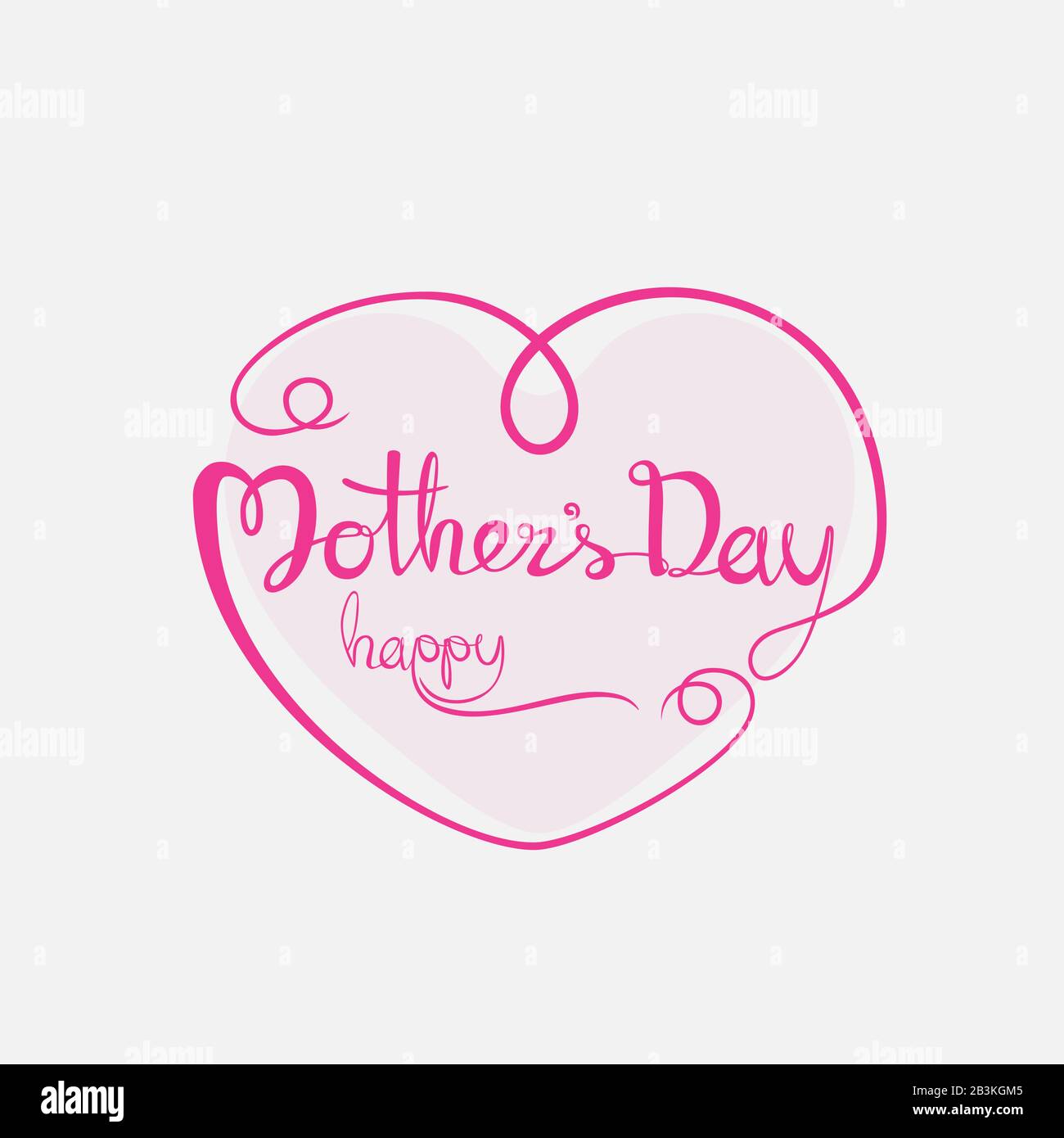 Happy Mother's Day Calligraphy Background.Happy Mother's Day ...