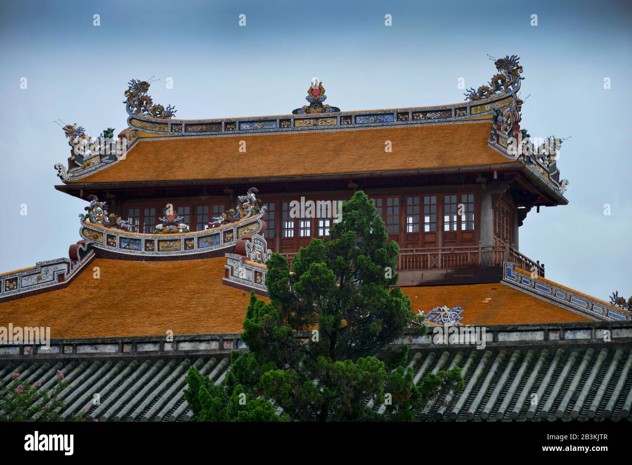 Kaiserliches Theater, Purpurne verbotene Stadt, Kaiserstadt, Hue, Vietnam Stock Photo