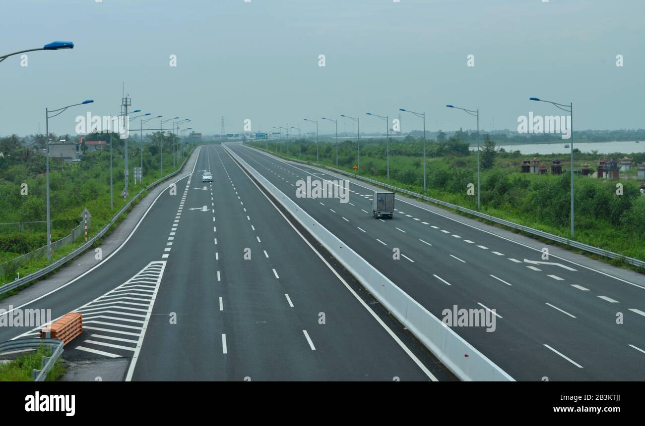 Autobahn, Hanoi, Vietnam Stock Photo