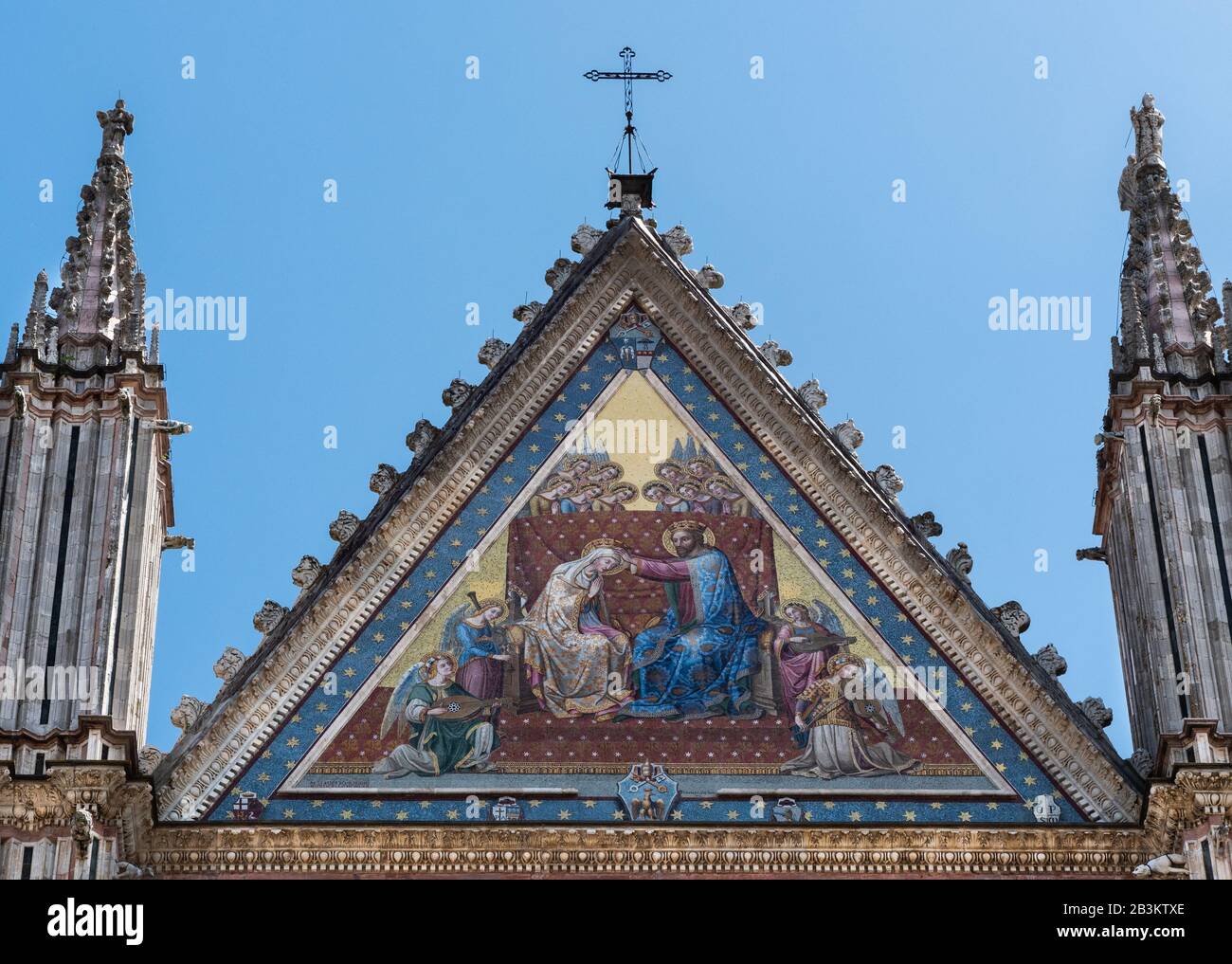 Italy, Umbria, Orvieto, Cathedral, Duomo Santa Maria Assunta Stock Photo
