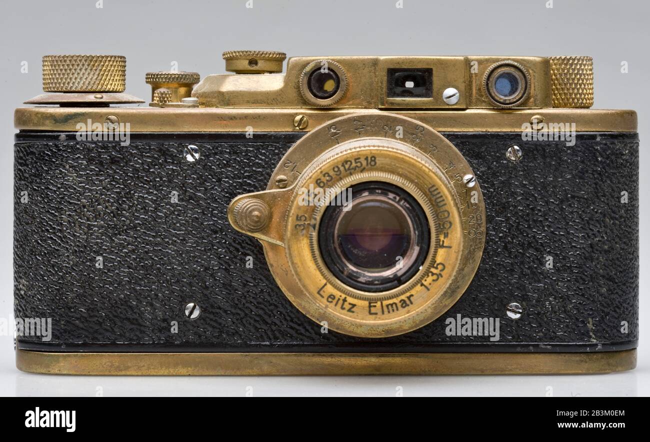 Leica IIIf copy Stock Photo