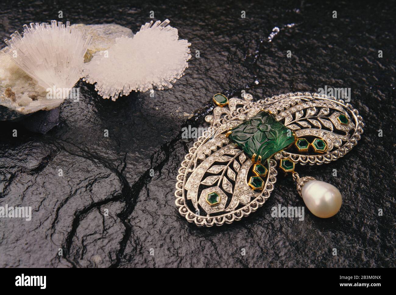 Indian Jewellery Diamond Pendant, India, Asia Stock Photo Alamy