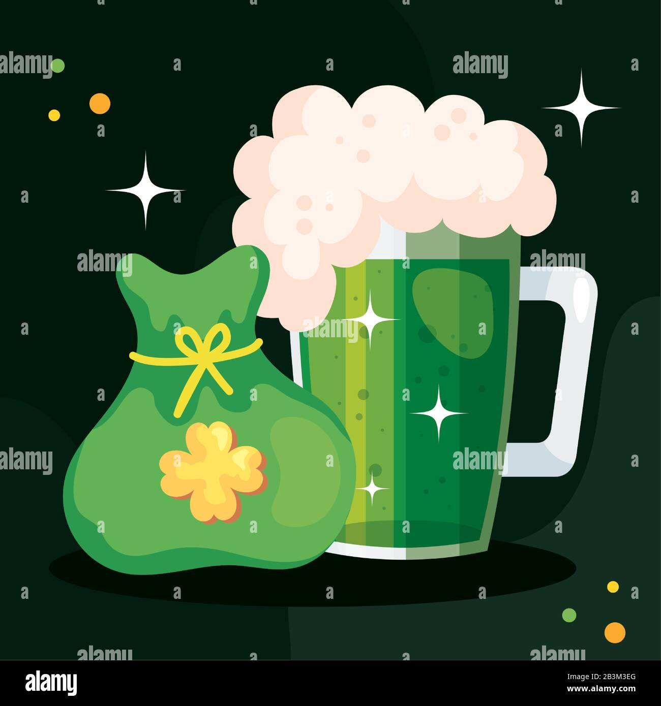 bag money with beer jar traditional Stock Vector Image & Art Alamy