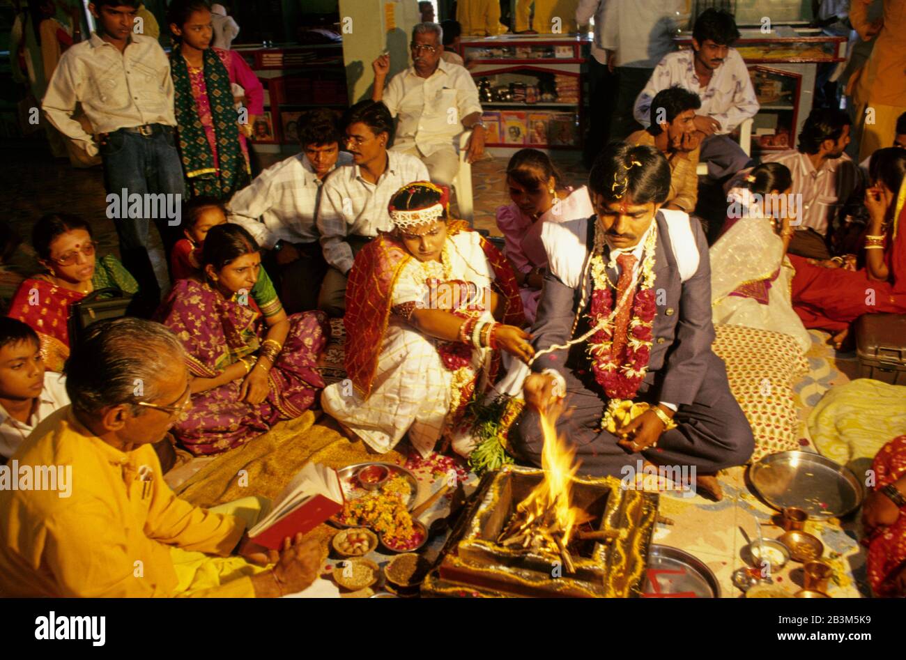 gujrati brahmin wedding , India, Asia , MR Stock Photo
