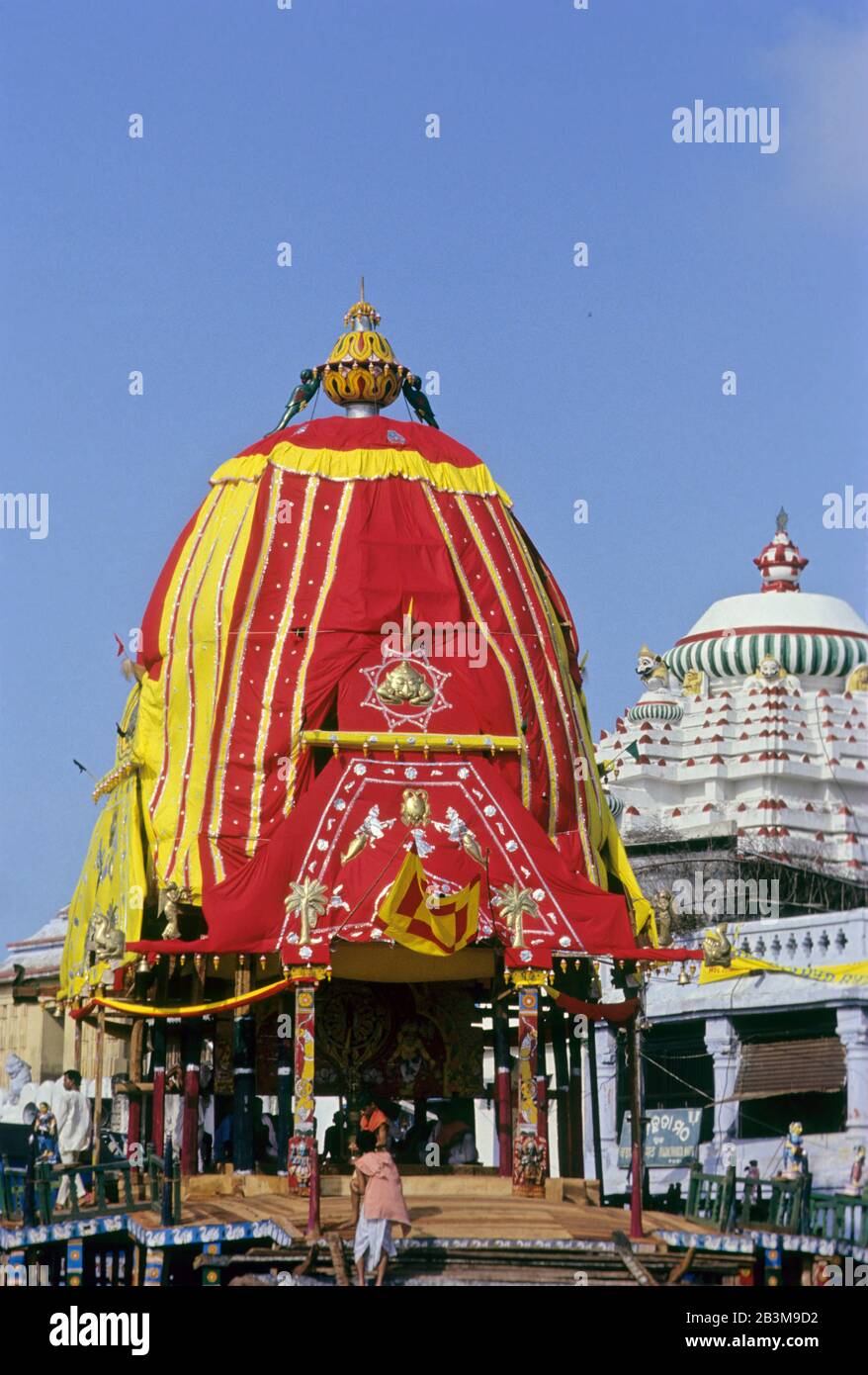 Rath yatra Rathyatra car festival the journey of Jagannath, puri, Orissa, India, Asia Stock Photo