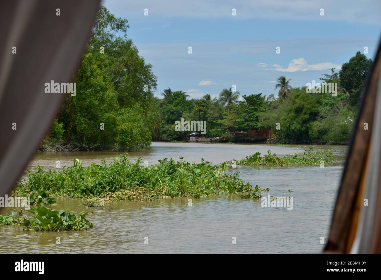 Kanal bei Cai Be, Mekongdelta, Vietnam Stock Photo