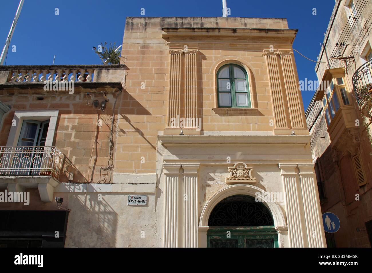 houses (?) in rabat (malta Stock Photo Alamy