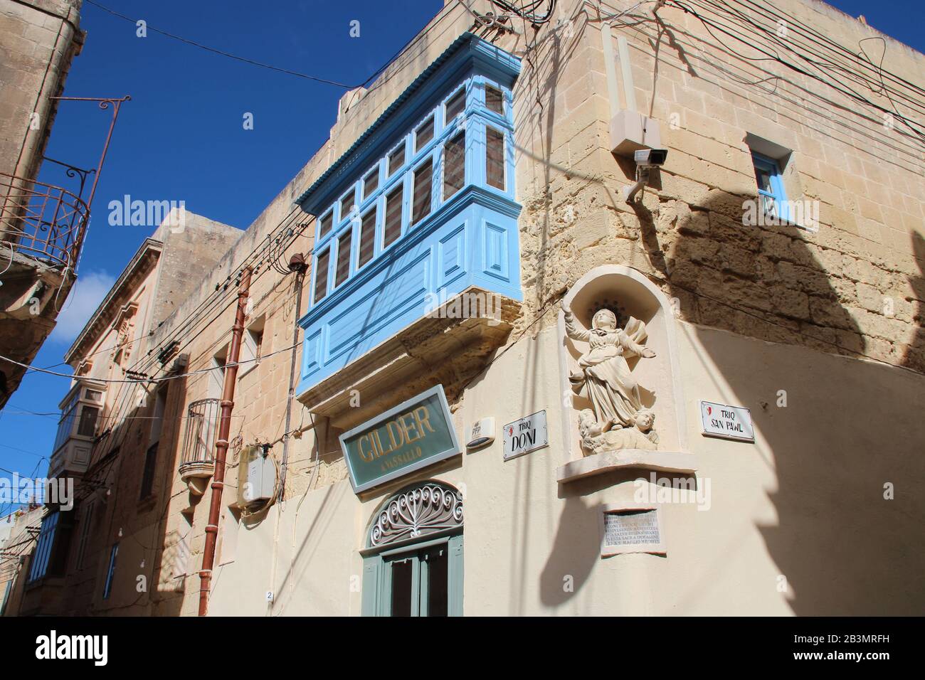stone houses in rabat (malta Stock Photo Alamy