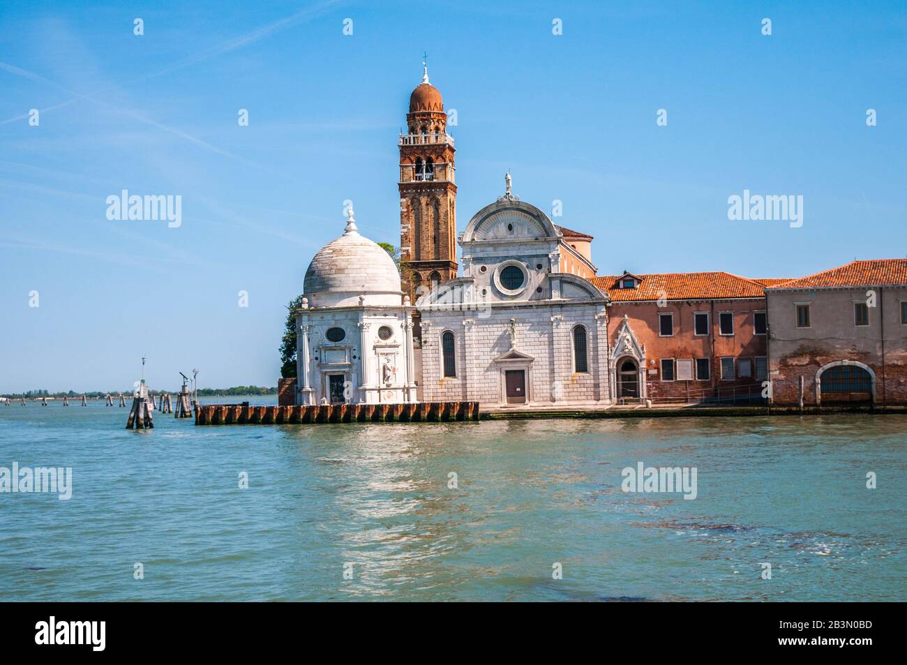 San Michele Cemetery Island - Venice, Italy Stock Photo - Alamy