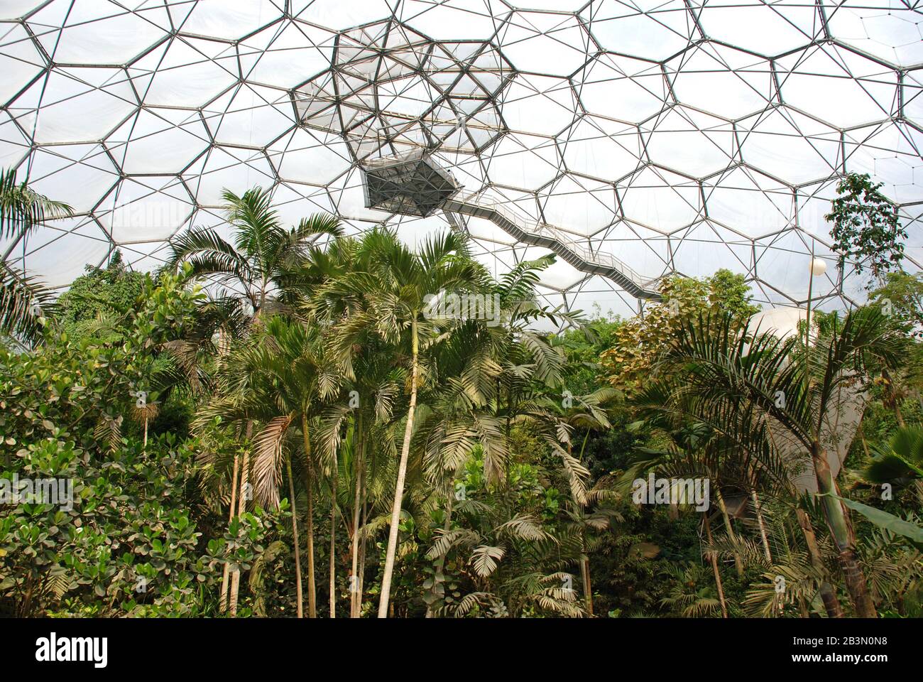 Eden Project roof and walkway Stock Photo