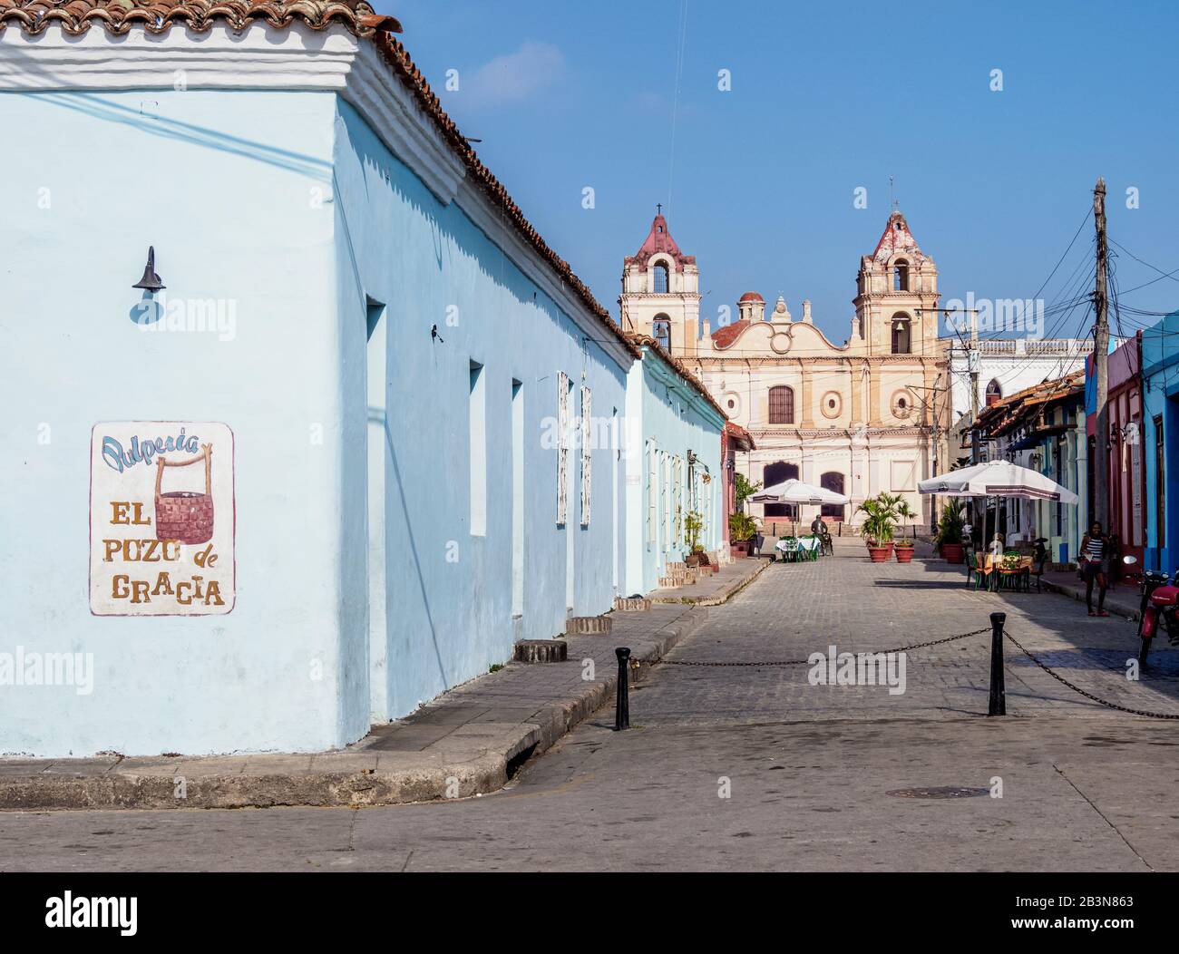 Plaza del Carmen, Camaguey, UNESCO World Heritage Site, Camaguey Province, Cuba, West Indies, Caribbean, Central America Stock Photo