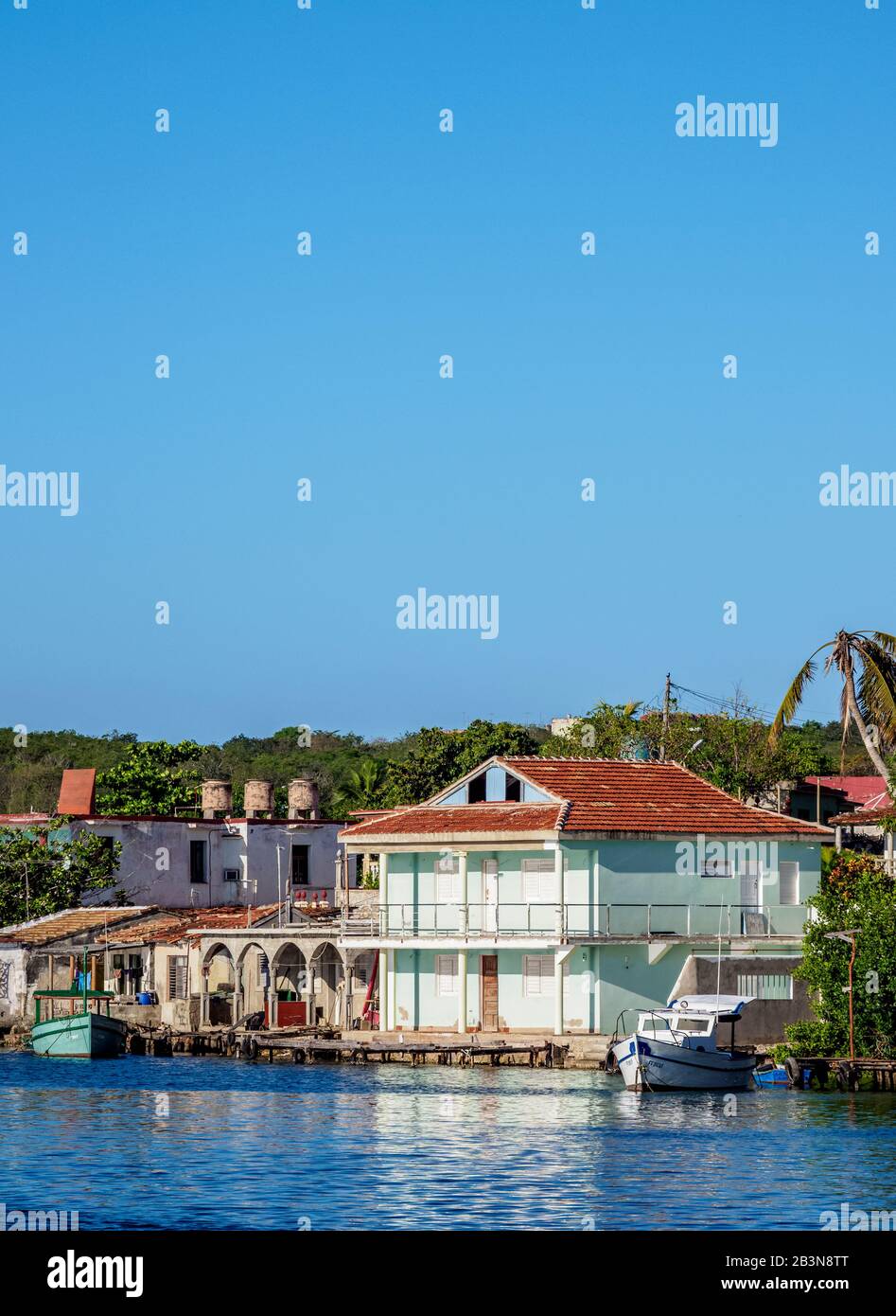 Cienfuegos Bay and Jagua, Cienfuegos Province, Cuba, West Indies, Caribbean, Central America Stock Photo