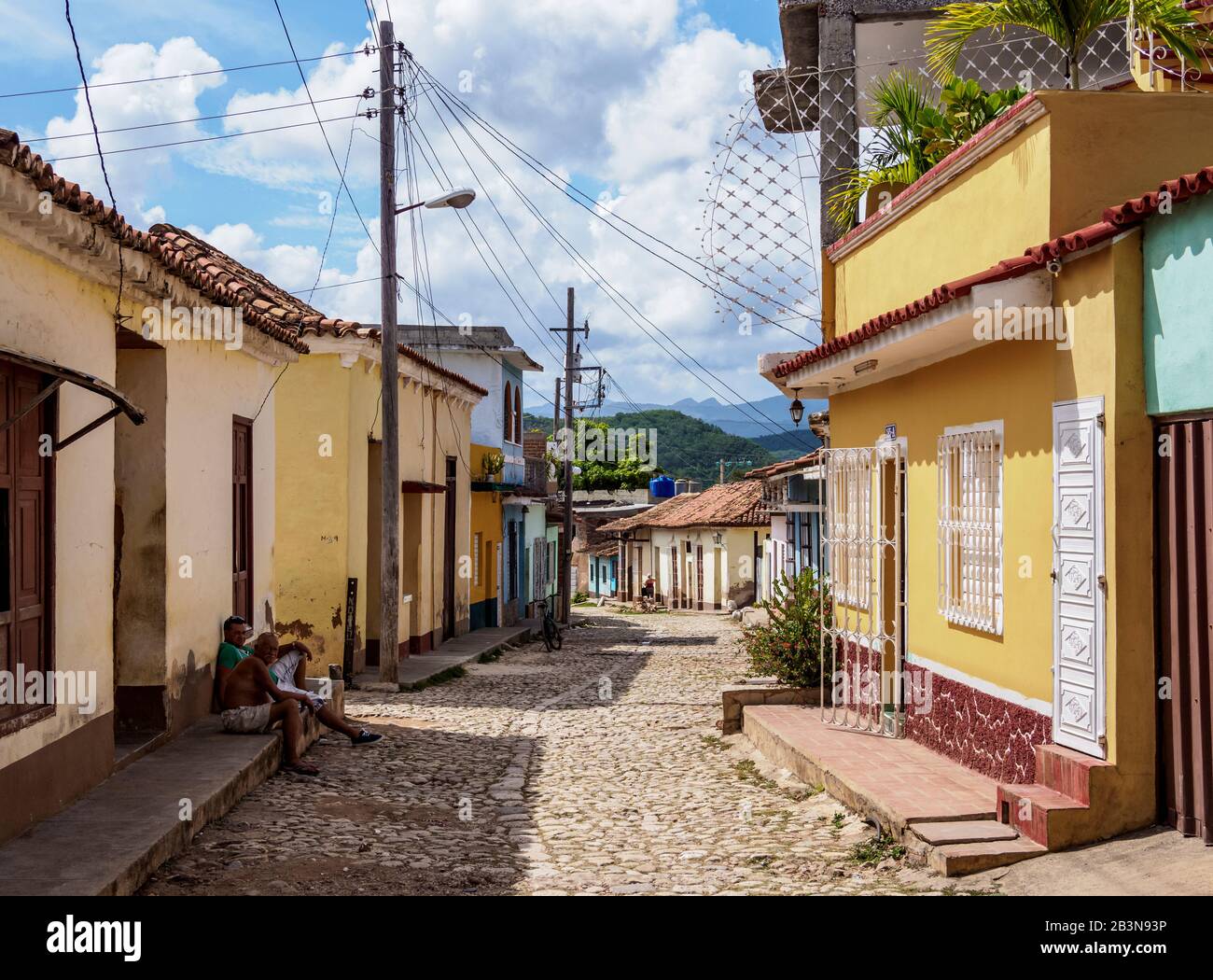 Street of Trinidad, Sancti Spiritus Province, Cuba, West Indies, Caribbean, Central America Stock Photo
