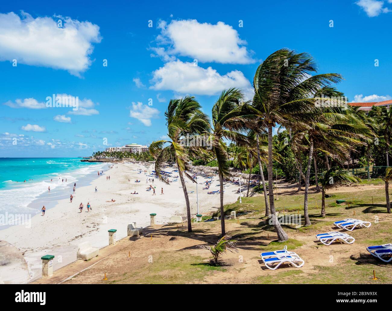 Beach in Varadero, Matanzas Province, Cuba, West Indies, Caribbean, Central America Stock Photo