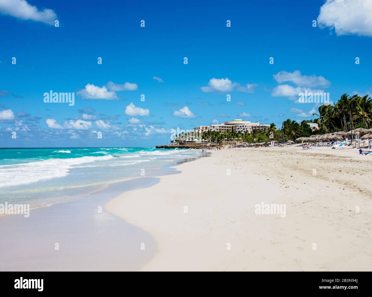 Beach in Varadero, Matanzas Province, Cuba, West Indies, Caribbean, Central America Stock Photo