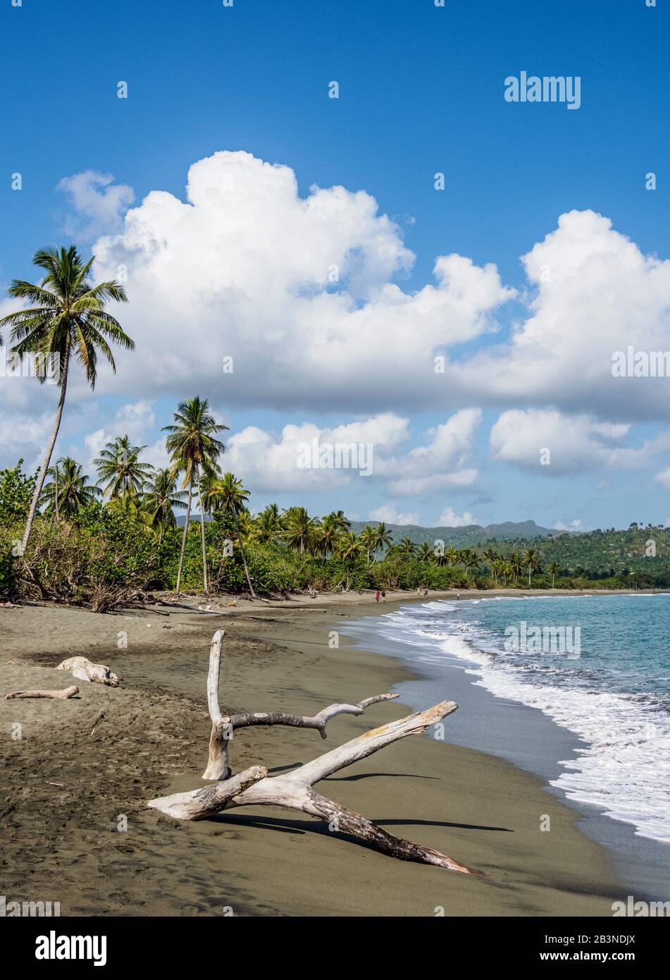 Baracoa Beach, Guantanamo Province, Cuba, West Indies, Caribbean, Central America Stock Photo