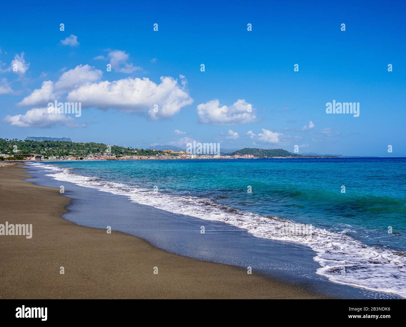 Baracoa Beach, Guantanamo Province, Cuba, West Indies, Caribbean, Central America Stock Photo