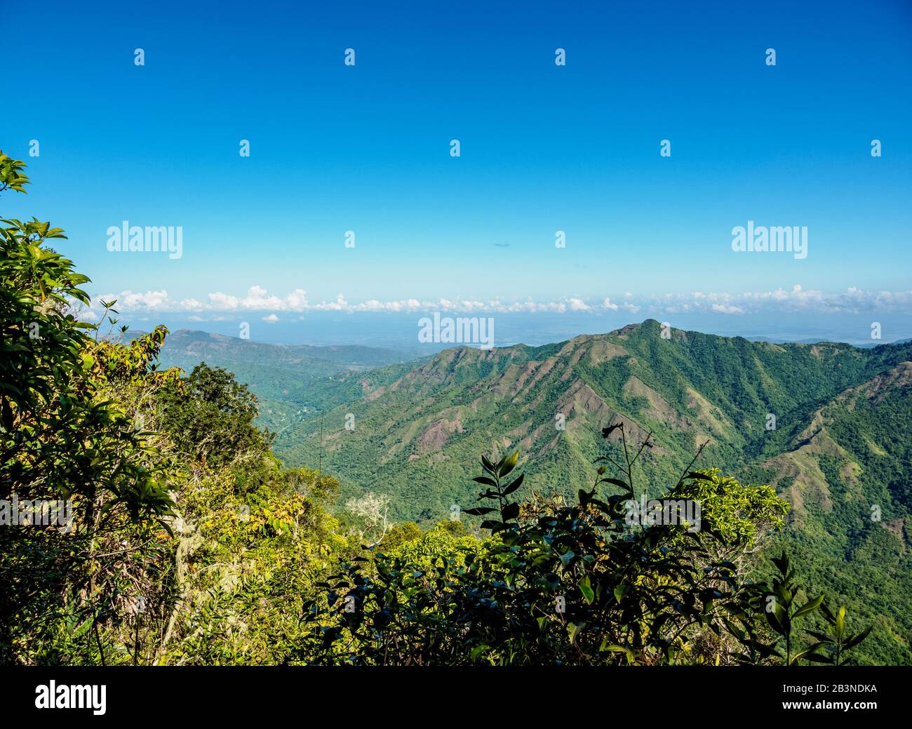 Landscape of Sierra Maestra, Granma Province, Cuba, West Indies, Caribbean, Central America Stock Photo